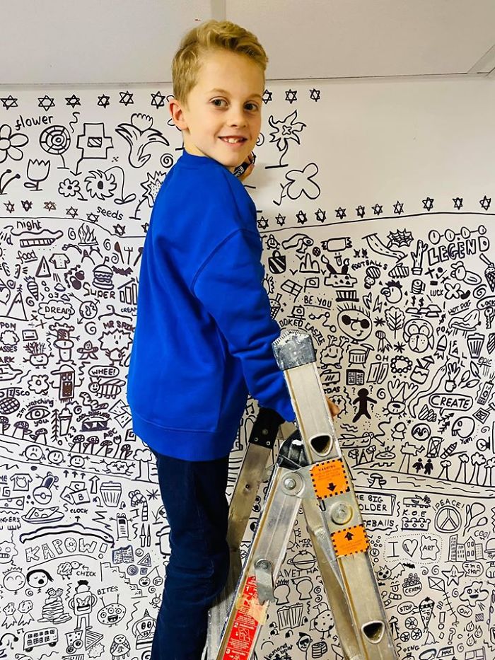 Remember The 9-Year-Old Kid Who Kept Getting In Trouble For Doodling In Class? He Just Finished His Work For Another Client Remember The 9-Year-Old Kid Who Kept Getting In Trouble For Doodling In Class? He Just Finished His Work For Another Client
