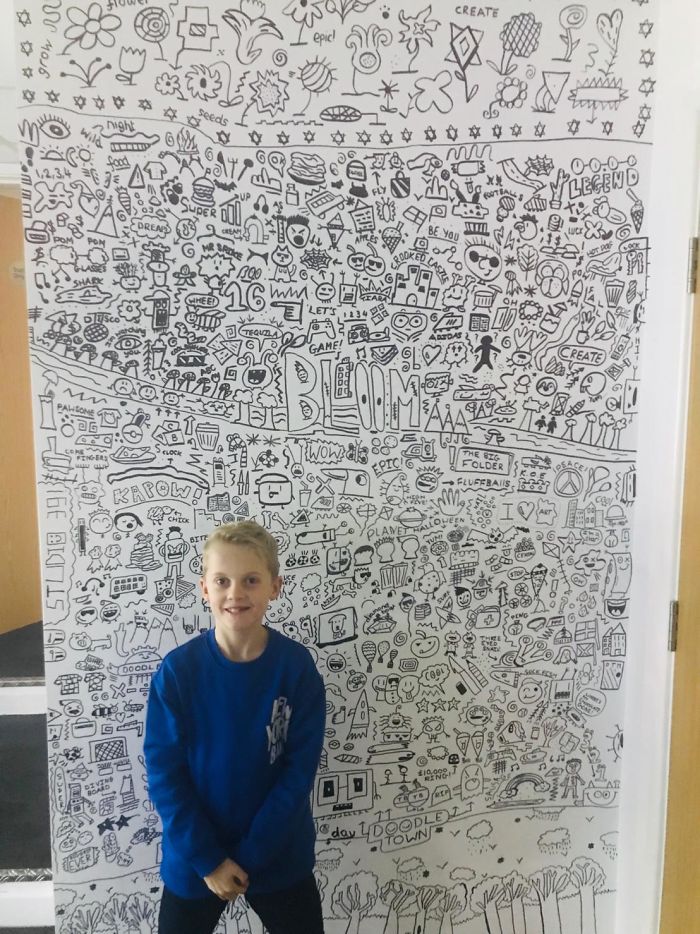 Remember The 9-Year-Old Kid Who Kept Getting In Trouble For Doodling In Class? He Just Finished His Work For Another Client Remember The 9-Year-Old Kid Who Kept Getting In Trouble For Doodling In Class? He Just Finished His Work For Another Client