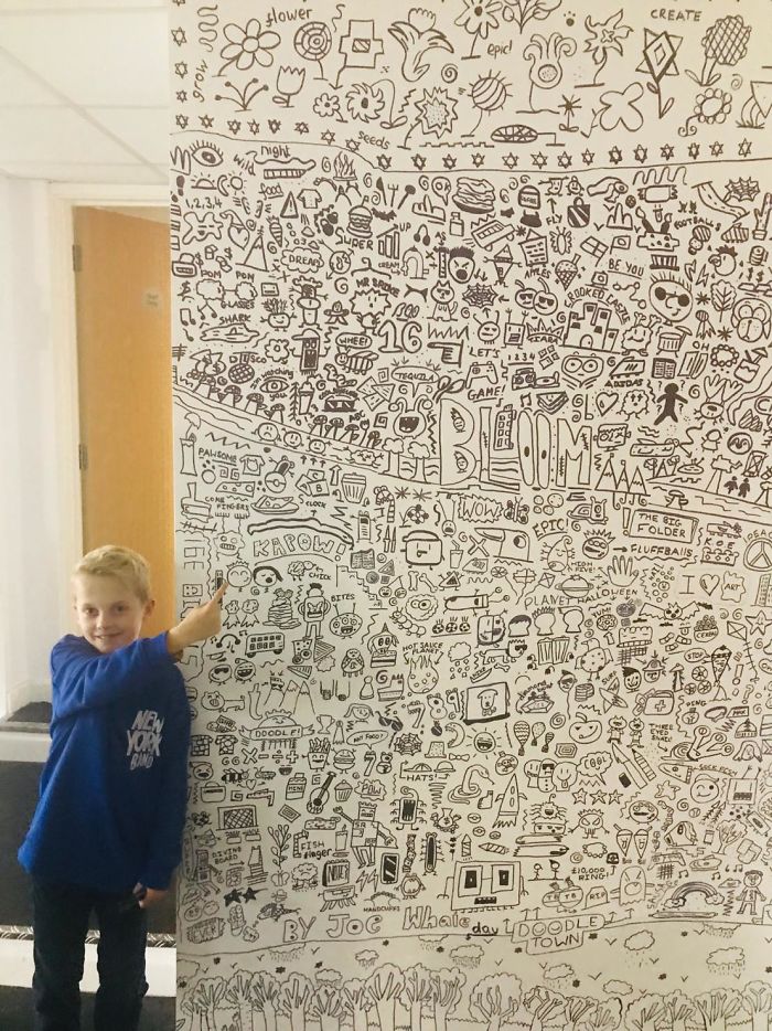 Remember The 9-Year-Old Kid Who Kept Getting In Trouble For Doodling In Class? He Just Finished His Work For Another Client Remember The 9-Year-Old Kid Who Kept Getting In Trouble For Doodling In Class? He Just Finished His Work For Another Client