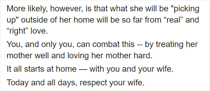 Mother Writes An Open Letter About How To Teach Daughters To Have High Standards For Men In Their Future Lives