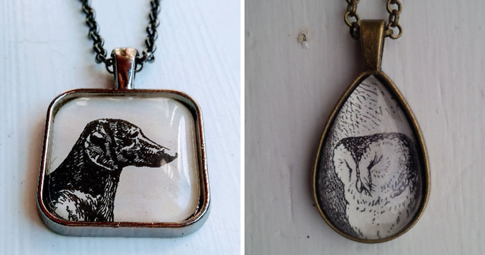 I Save Old Books From The Dumpster And Turn Them Into Jewelry