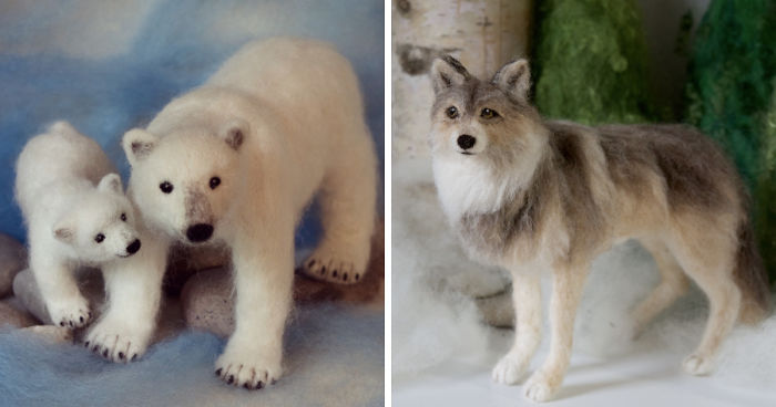 I Bring Wool To Life In Needle Felt Wildlife
