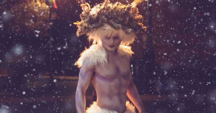 We Recreate My Krampus’ Painting For An Alternative To Photoshoots With Santa