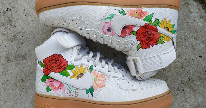 Shoes Meet My Hand-Painted Art, Here’s The Result