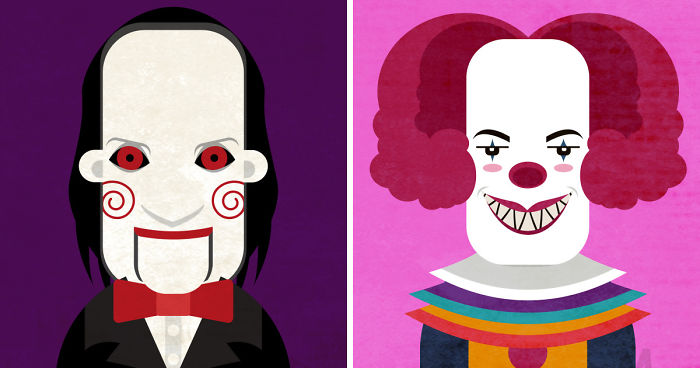 I Made Digital Illustrations Of My Favorite Horror Movie Characters