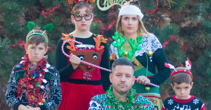 I Was Modelling For My Wife To Take Ugly Christmas Photos, Now We Have Taken It To Next Level