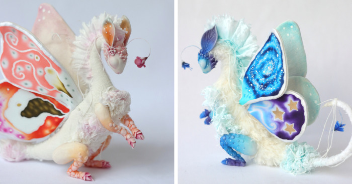 I Make Customizable Flower Butterfly Dragons