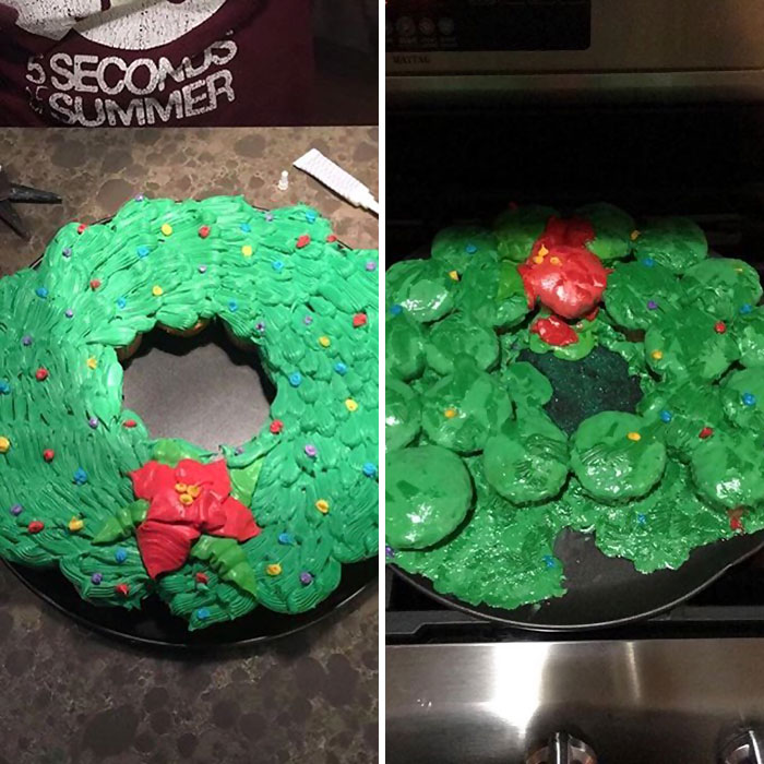Spent Hours Making These Cupcakes And My Aunt Put Them In The Oven So They Were Out Of The Way, Yet The Oven Was On And They Melted