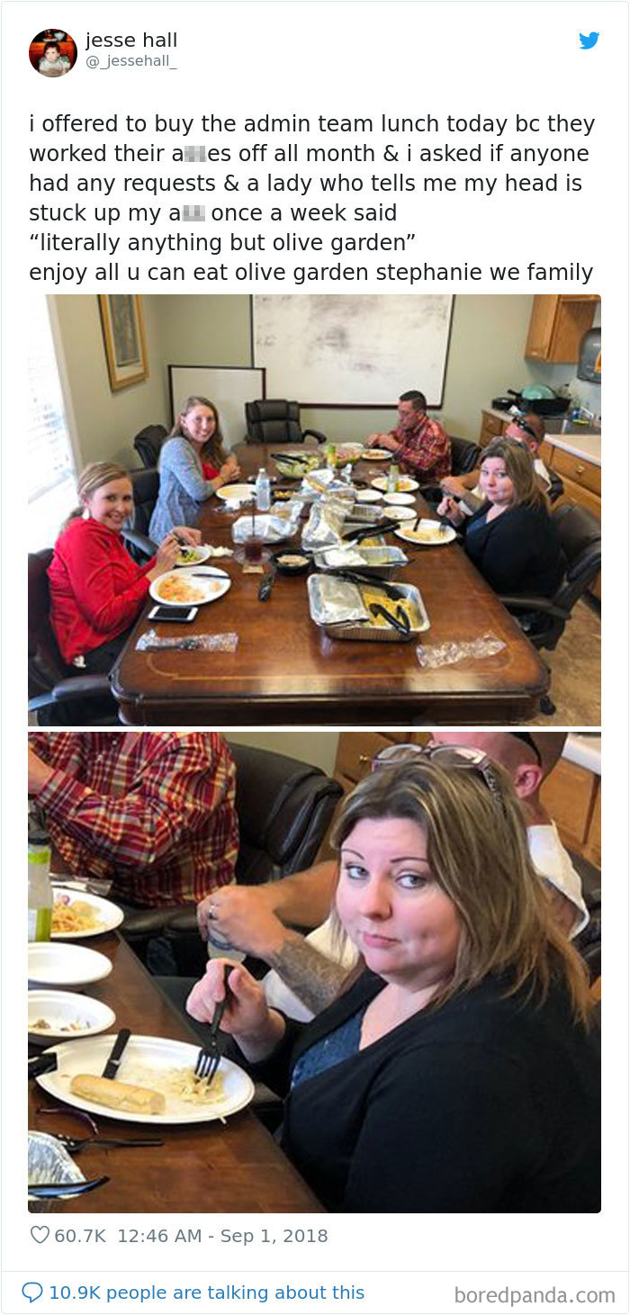 Multiple people eating at the table 