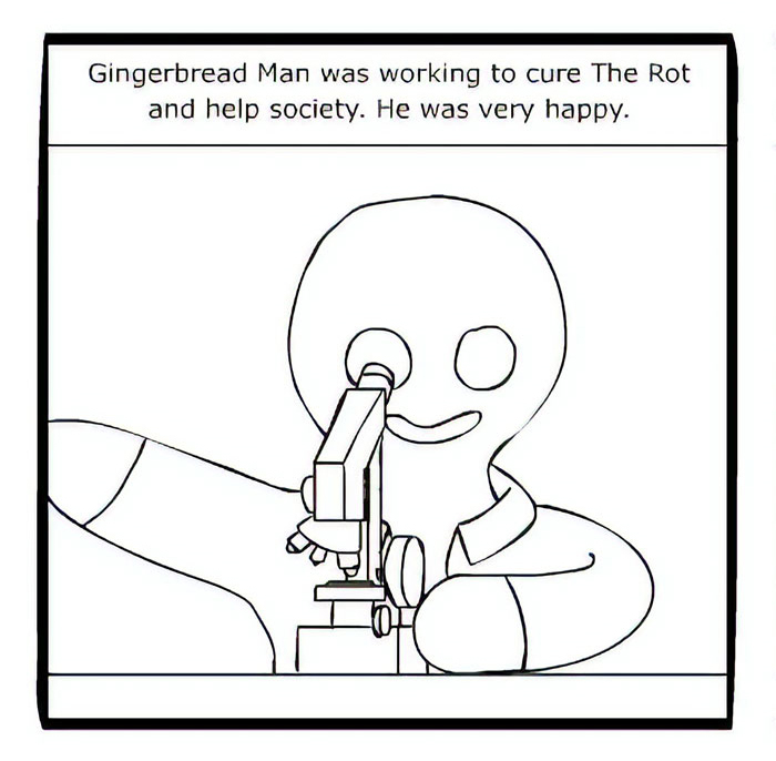 Artist Creates A Disturbing Comic Strip About Gingerbread Houses For Anyone Planning To Make Them Artist Creates A Disturbing Comic Strip About Gingerbread Houses For Anyone Planning To Make Them