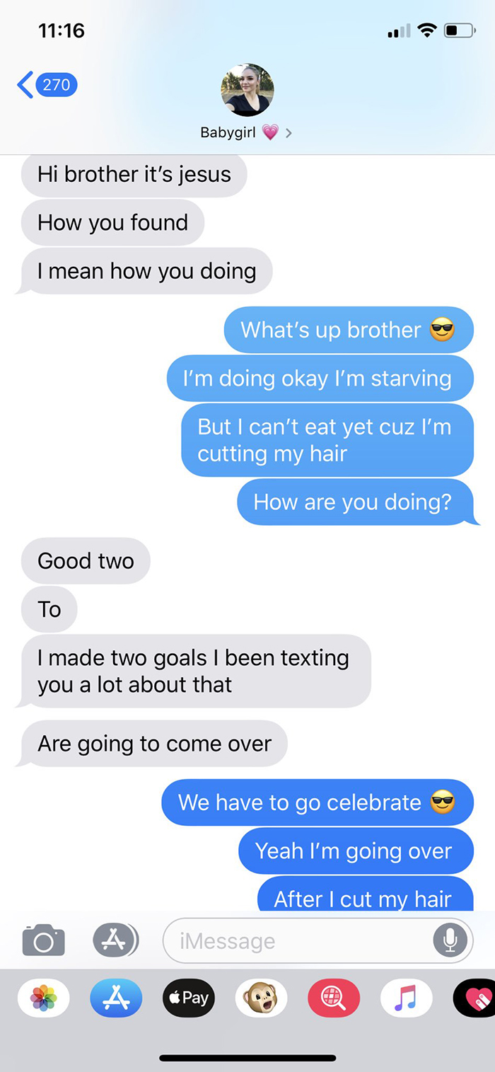 Younger Brother Texts His Sister's Boyfriend From Her Phone And Their Adorable Exchange Is Going Viral