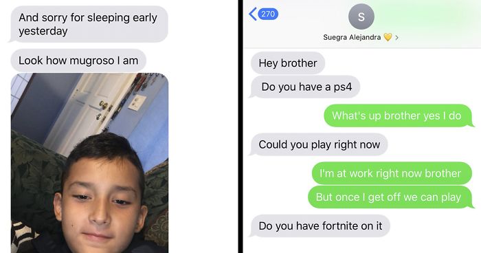 Younger Brother Texts His Sister’s Boyfriend From Her Phone And Their Adorable Exchange Is Going Viral