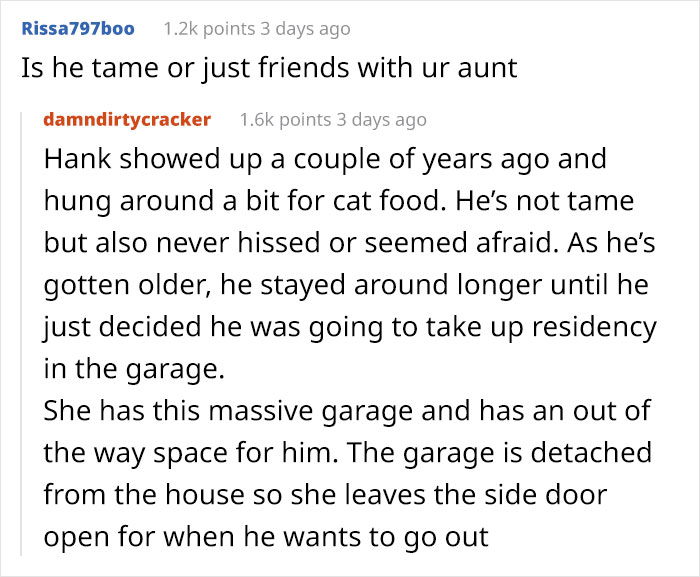 Woman Lets An Elderly Possum Stay In Her Garage, Her Nephew Posts Pic Online And It Goes Viral Woman Lets An Elderly Possum Stay In Her Garage, Her Nephew Posts Pic Online And It Goes Viral