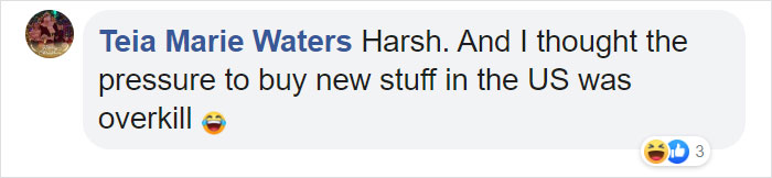 Comment on Icelandic legend J&oacute;lak&ouml;tturinn, the giant Yule Cat, humorously noting pressures to buy new clothes.