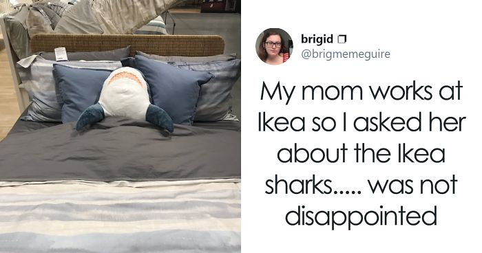 22 Times IKEA Customers Spotted Shark Plushies “Doing Human Things” At Their Stores