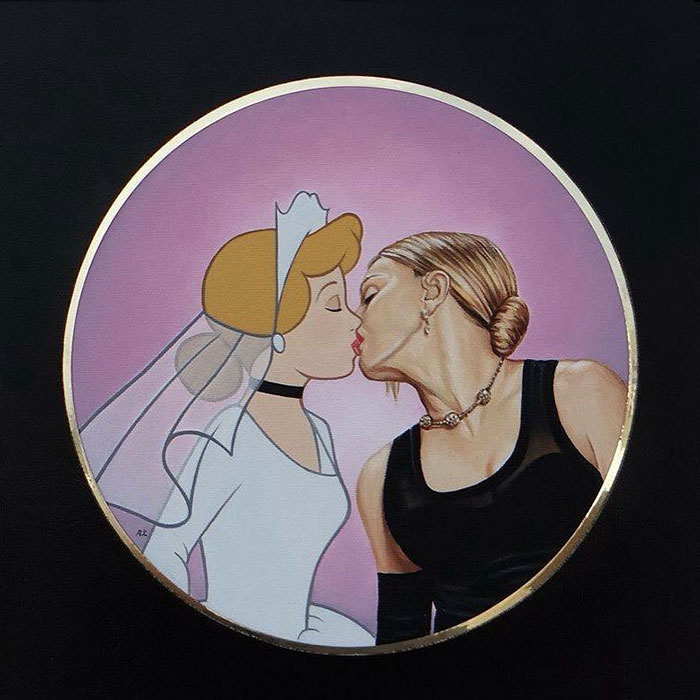 Artist Shows That Love Is The Answer By Painting Same-Sex Disney Couples Along With Heterosexual Ones (26 Pics)
