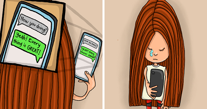 23 Mental Health Awareness Illustrations That Help Me Express My Own Struggles