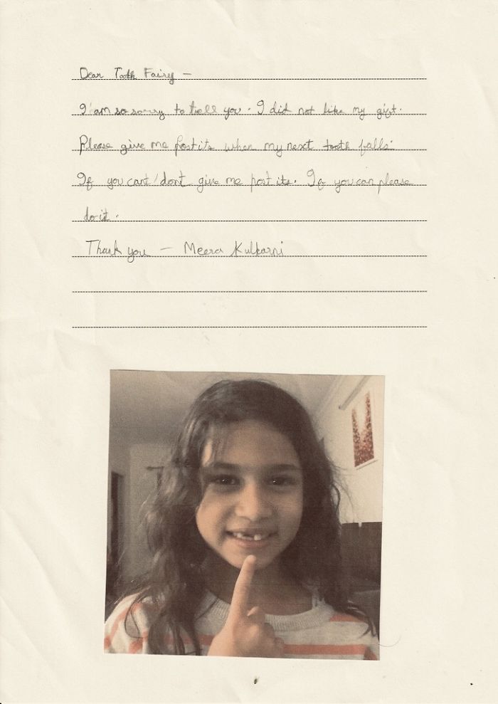 A Letter To The Tooth Fairy