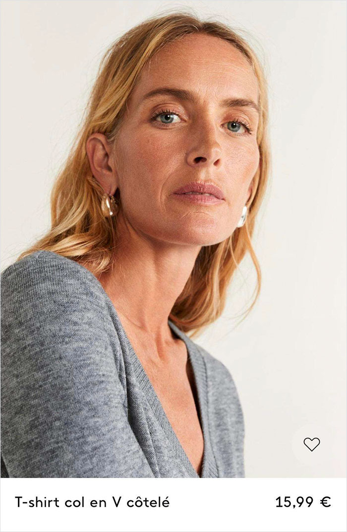 Mango - Refreshing To See Older Models With No Photoshop