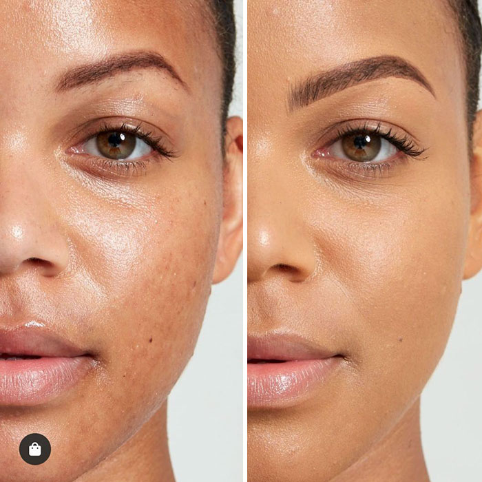 I Appreciate That This Makeup Brand Doesn't Pretend Like Their Foundation Magically Makes You Airbrushed