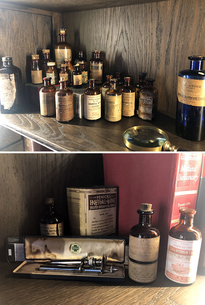 My Dad Has A Bunch Of 100-Year-Old Medicines, Some Even Still Are Sealed With Liquid In Them