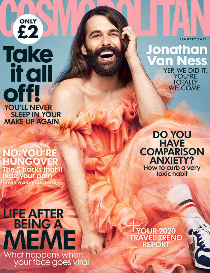 Cosmopolitan UK Features The First Non-Female Model On Their Cover In 35 Years Cosmopolitan UK Features The First Non-Female Model On Their Cover In 35 Years