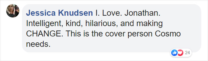 Cosmopolitan UK Features The First Non-Female Model On Their Cover In 35 Years