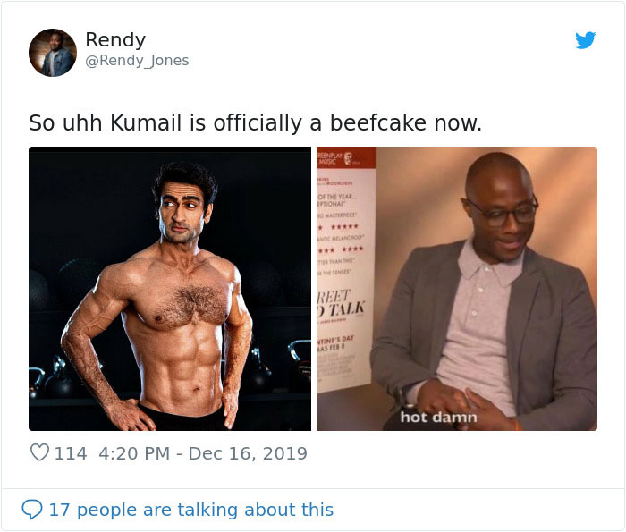Kumail Nanjiani Explains How He Got Ripped In An Honest Caption