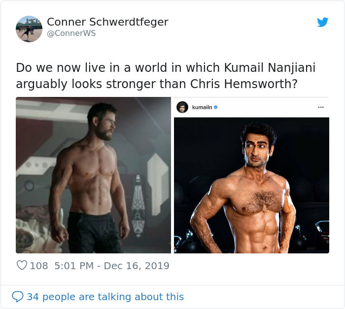 Kumail Nanjiani Explains How He Got Ripped In An Honest Caption Kumail Nanjiani Explains How He Got Ripped In An Honest Caption