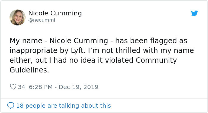 People With 'Offensive' Real Names Get Messages From Lyft Saying They Break 'Guidelines' People With 'Offensive' Real Names Get Messages From Lyft Saying They Break 'Guidelines'