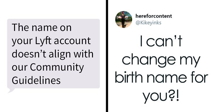 People With ‘Offensive’ Real Names Get Messages From Lyft Saying They Break ‘Guidelines’