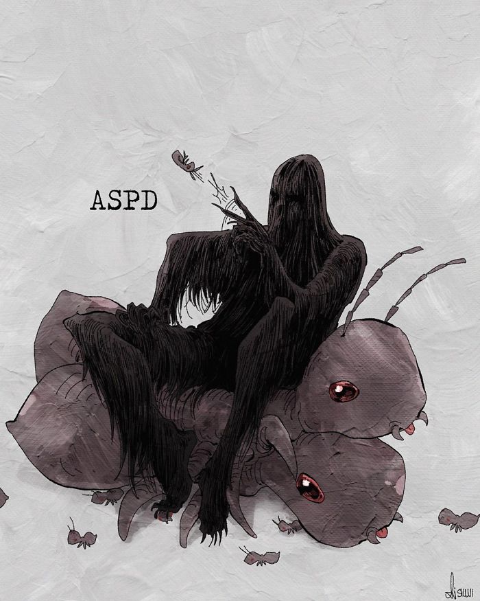 Mental-Illnesses-Monsters-Silvi-Illustrations