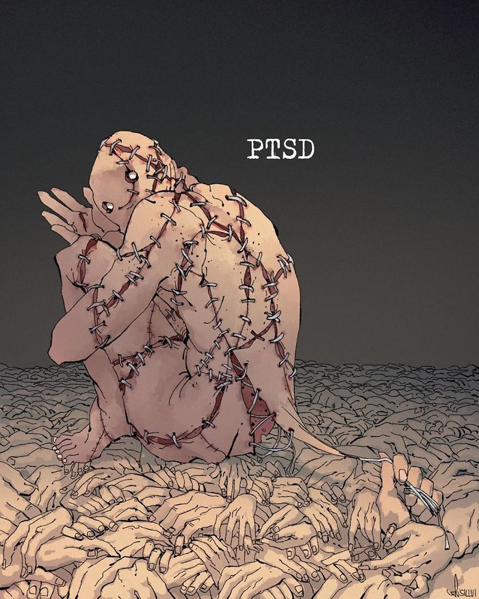 Mental-Illnesses-Monsters-Silvi-Illustrations