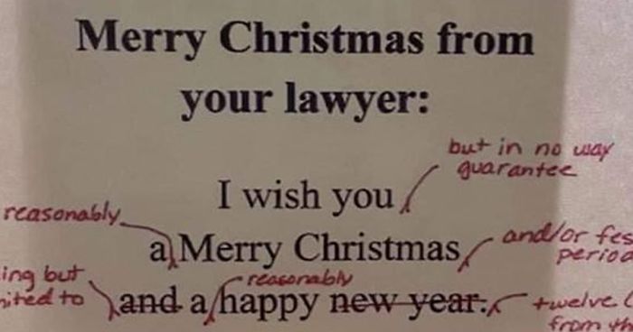 Here’s How Lawyers Wish Merry Christmas To Their Clients, And It’s Hilarious