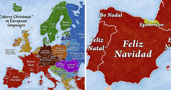 How Countries In Europe Say ‘Merry Christmas’