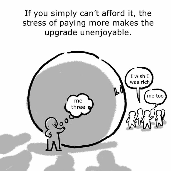 Artist Illustrates How Downsizing Can Lead To A Happier Life, And His Comic Goes Viral