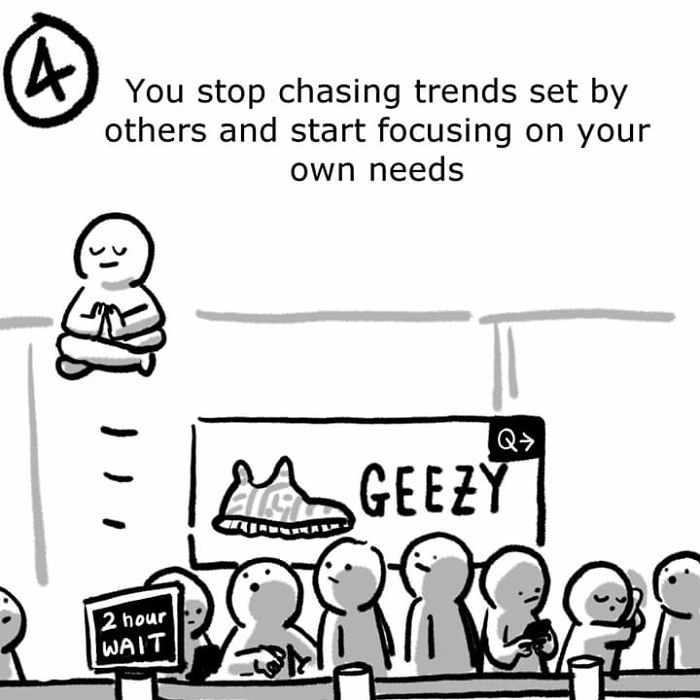 Artist Illustrates How Downsizing Can Lead To A Happier Life, And His Comic Goes Viral