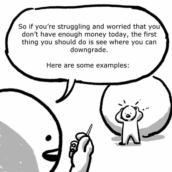 Artist Illustrates How Downsizing Can Lead To A Happier Life, And His Comic Goes Viral