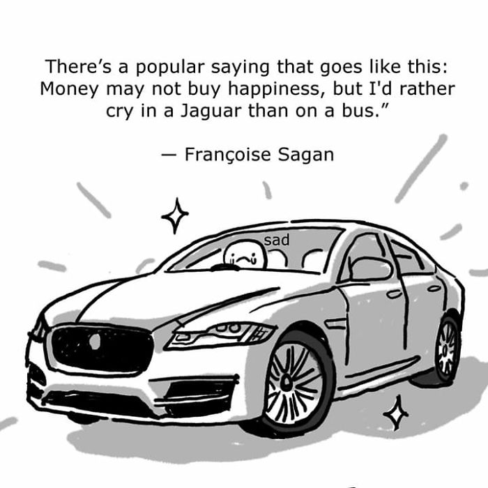 Artist Illustrates How Downsizing Can Lead To A Happier Life, And His Comic Goes Viral