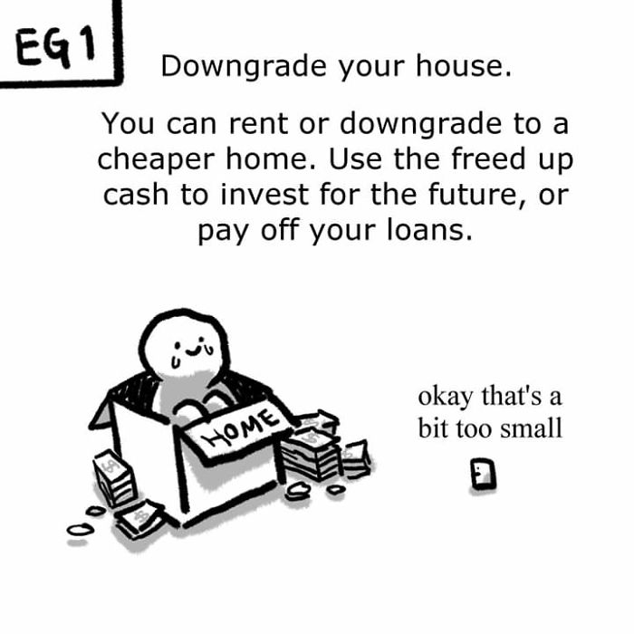 Artist Illustrates How Downsizing Can Lead To A Happier Life, And His Comic Goes Viral