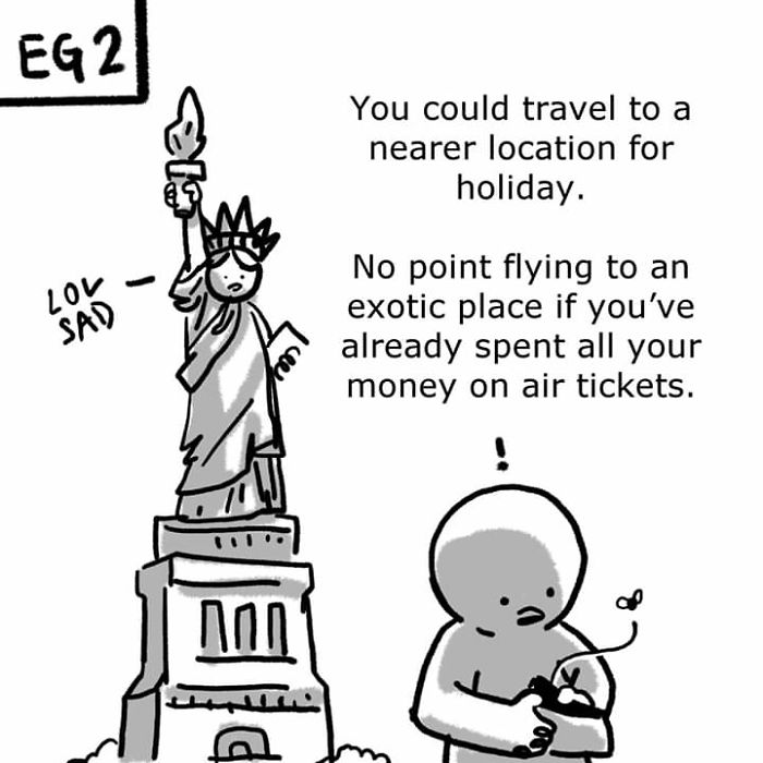 Artist Illustrates How Downsizing Can Lead To A Happier Life, And His Comic Goes Viral