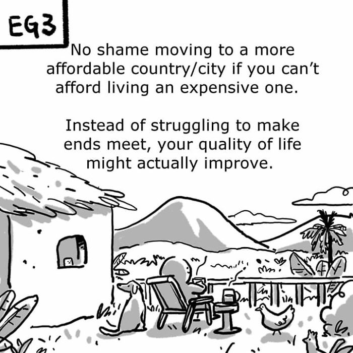 Artist Illustrates How Downsizing Can Lead To A Happier Life, And His Comic Goes Viral