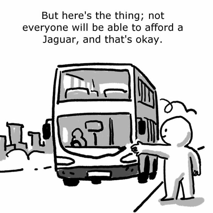 Artist Illustrates How Downsizing Can Lead To A Happier Life, And His Comic Goes Viral