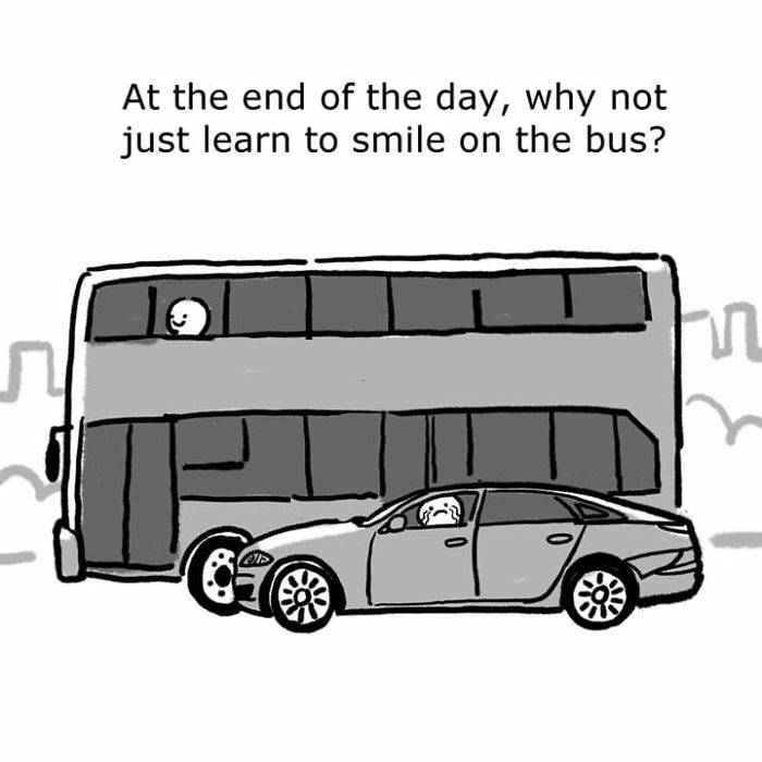 Artist Illustrates How Downsizing Can Lead To A Happier Life, And His Comic Goes Viral