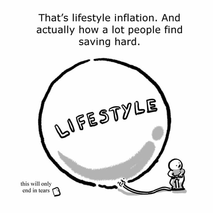 Artist Illustrates How Downsizing Can Lead To A Happier Life, And His Comic Goes Viral