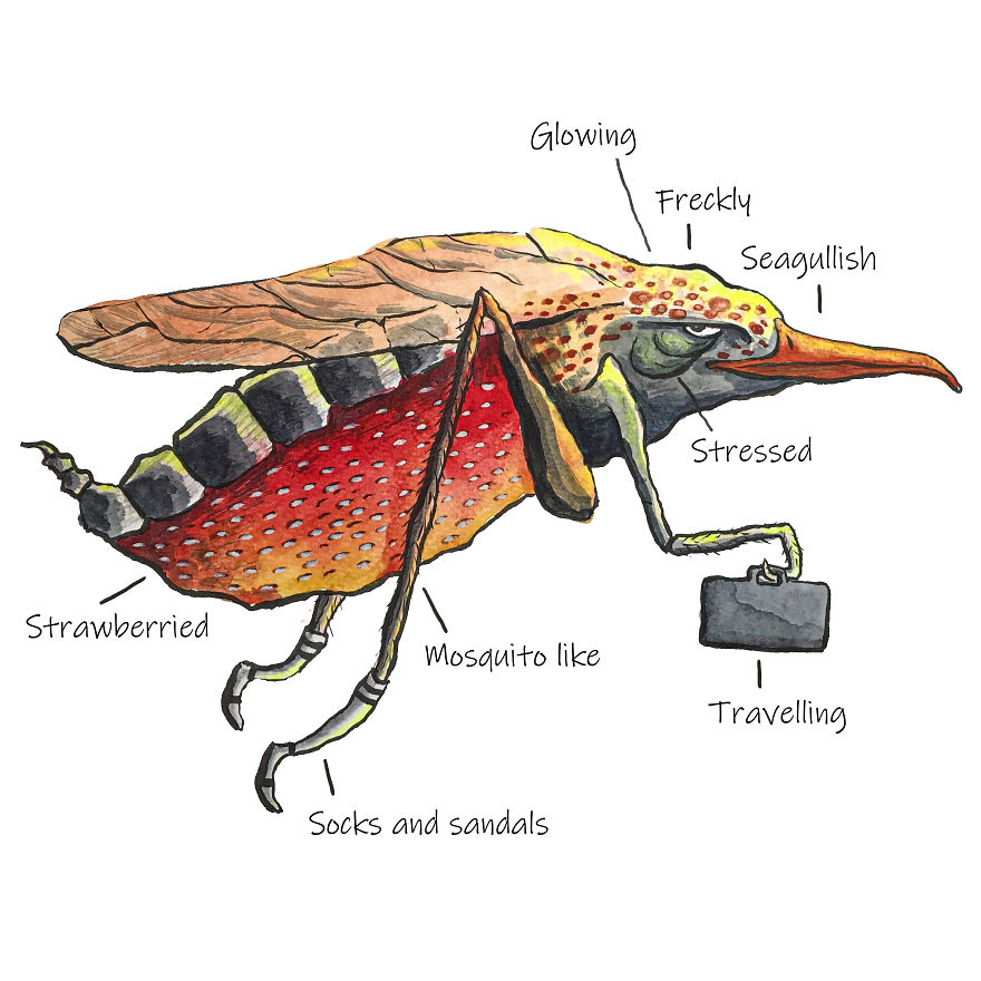 I Paint Monsters Based On Random Words