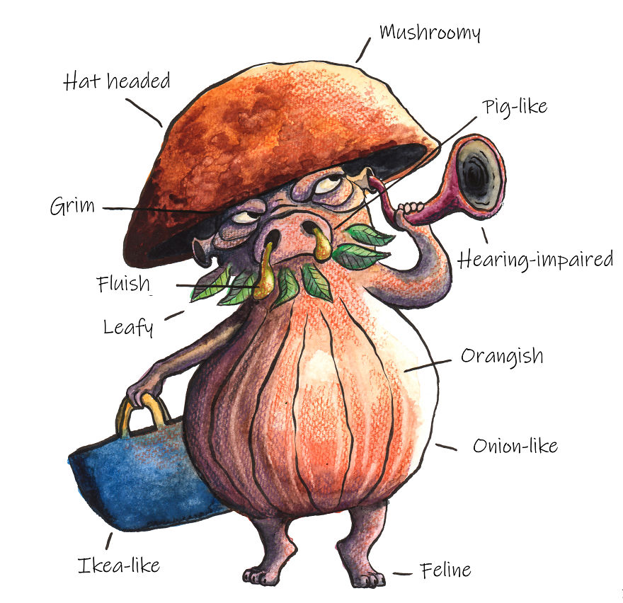 I Paint Monsters Based On Random Words