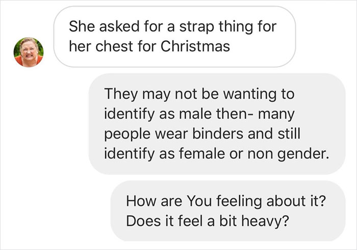 Non-Binary Person Teaches This Hateful Parent Tolerance And Their Text Exchange Goes Viral Non-Binary Person Teaches This Hateful Parent Tolerance And Their Text Exchange Goes Viral