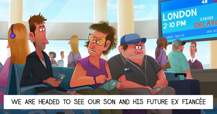 I Illustrate Bizarre And Funny Things I Overhear People Say (17 New Pics)