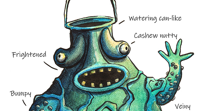 I Paint Monsters Based On Random Adjective Suggestions (20 Pics)